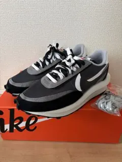 新品 sacai × Nike LD Waffle 25.5cm サカイ 黒