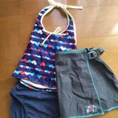 MICHEL KLEIN ハート柄水着セット 140cm