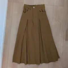 マスタード フレアスカート