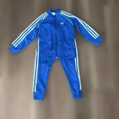 adidas 青 ジャージ 110センチ
