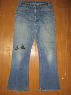 ヴィンテージ　７０年代　リーバイス　６４６　デニムパンツ　ベルボトム　W３２