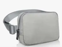 ウエストバッグ☘️ウエストポーチ メンズ レディース グレー　ウォーキング　登山