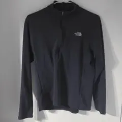 THE NORTH FACE ダークグレー ジップアップTシャツ　長袖