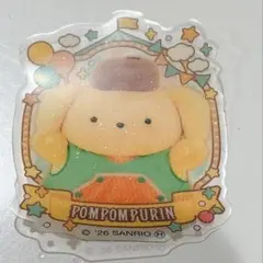 サンリオキャラクターズ　キラぷるステッカー　ポムポムプリン