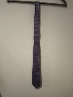 FENDI 幾何学模様 ネクタイ ダークブルー