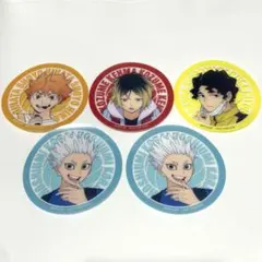 ハイキュー！！×マツキヨココカラ　クリアステッカー　日向　孤爪　佐久早　星海