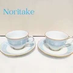 Noritake レースウッドゴールド カップ・ソーサー 2個セット