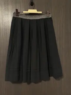 フレアスカート ブラック　シフォン生地のサムネイル