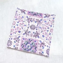 【9/28迄の限定価格】 15 ꕥ ハンドメイド ハンカチ インド綿