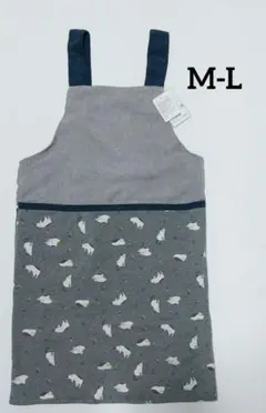 앞치마 M-L 뒤 기모 앞치마 고양이 무늬 겨울용 H형 앞치마