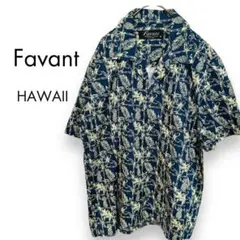 木村拓哉着用 AVANTI 和柄アロハシャツ 水色 M 開襟シルク100% 鶴柄