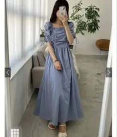 2Wayドロストロングワンピース ライトブルー