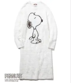 本日出品削除 　ジェラートピケ×SNOOPY ロングワンピース gelato pique（ジェラートピケ）の「【PEANUTS】SNOOPY柄