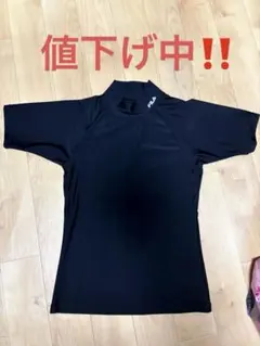 FILA 男女兼用水着 Ｌサイズ 半袖 ダイソー水泳帽のサムネイル