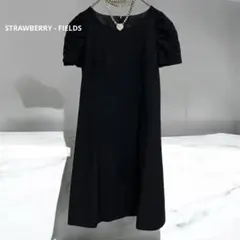 STRAWBERRY-FIELDS パフスリーブワンピース レースのサムネイル