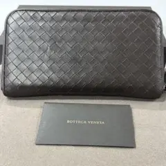 新品同様‼️ ボッテガヴェネタ　財布　長財布　イントレチャート　ラウンドファスナー