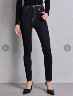 GYDA ハイウエストワンウォッシュスキニーパンツ