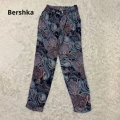 Bershka 　カジュアルパンツ　ペイズリー柄　カラフル　ウエストゴム　Мのサムネイル