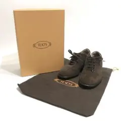 トッズ TOD'S スニーカー 34ハーフ 21.5cm ブラウン 茶 袋付きのサムネイル
