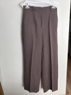 ZARA チェック スラックス パンツ