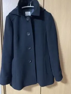 KUMIKYOKU ブラック ウールコート サイズ2