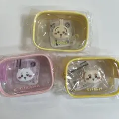 ちいかわぷっくりクリアミニポーチセット