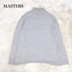 マスターズ タートルネックニットセーター 長袖 コットン ベーシック 洗える