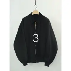 comoli 26ss ブラックドリル ジップジャケット BLACK 3 - メルカリ
