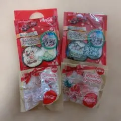 コカ・コーラ クリスマスオーナメントセット、ディズニー、 サンタ、クマ