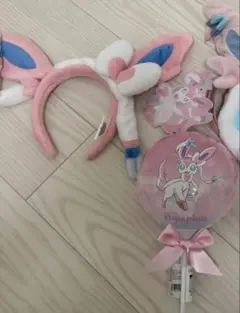 ポケモン ニンフィア カチューシャ バッグ バルーン セット ポケパークカントー限定 ニンフィア カチューシャミニバルーン紙袋付属