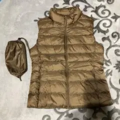 ☆美品☆ユニクロ☆ウルトラライトダウンジャケット☆Sブラウン☆UNIQLO☆