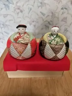 木目込人形 の雛人形２体セット