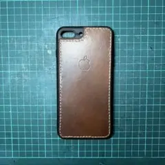 iPhone8plus用ハンドメイドレザーケース
