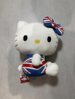 ハローキティ ぬいぐるみ　ワールドキティシリーズ　世界のキティ　イギリス ハローキティ - キティ ぬいぐるみ イギリス 2体の通販 by