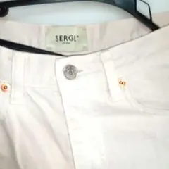 SERGE de bleu ホワイトデニムパンツサイズ24美品です。のサムネイル