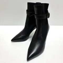 【極美品✨】DIANA 切替ブーツ ブラック ニット レザー 23.5cm