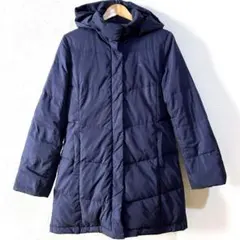 アーノルドパーマー ダウンコート ネイビー フード取り外し可 サイズ4 LL相当