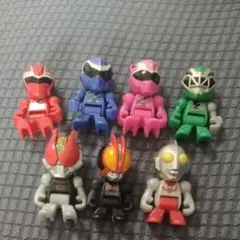 戦隊ヒーローフィギュア 8体セット