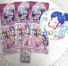 アイカツアンコール ピンクステージベスト＆スカート 学生証 パンフレット3セット