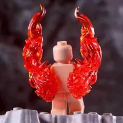 レゴ互換 火拳 エフェクト パーツ 武器 赤 朱 エレメント