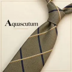 Aquascutum アクアスキュータム ネクタイ シルク ストライプ