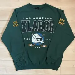 XLARGE カレッジロゴ　トレーナー