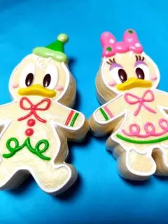 東京ディズニーリゾート ドナルド＆デイジー クリスマスオーナメントケース 세트