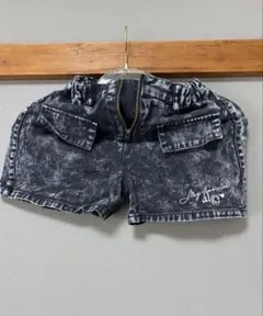 ALGY ケミカルウォッシュ ショートパンツ 140cm
