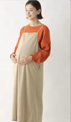 LEPSIM マタニティ　コーデュロイキャミワンピース　レディース　ワンピース