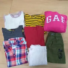100cm女の子　秋〜冬用長袖まとめ売り　8点セット