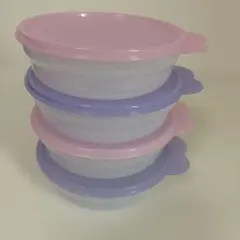 新品タッパーウェア食品保存容器 4個セット