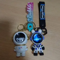 うさぎ　宇宙　ストラップ　宇宙飛行士