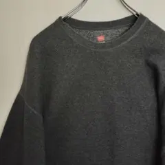 ハ*サ様 ヘインズ スウェット トレーナー 無地スウェット グレー メンズL 裏