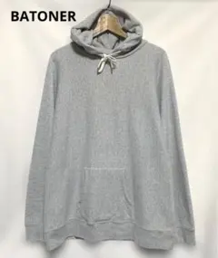 BATONER　TWISTLESS YARN URAKE PULL HOODIE